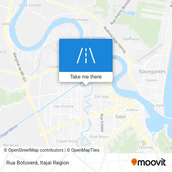 Rua Botuverá map