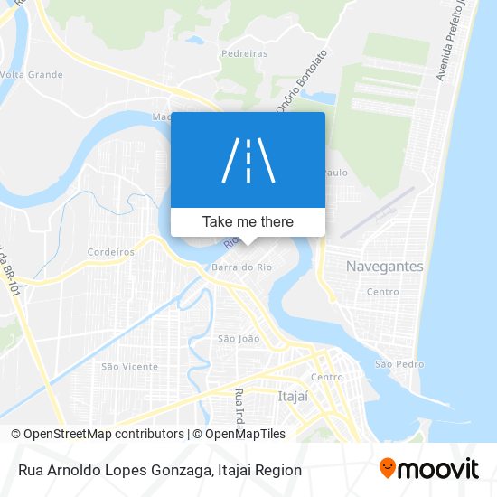 Mapa Rua Arnoldo Lopes Gonzaga