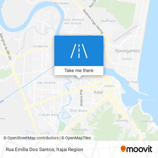 Rua Emília Dos Santos map