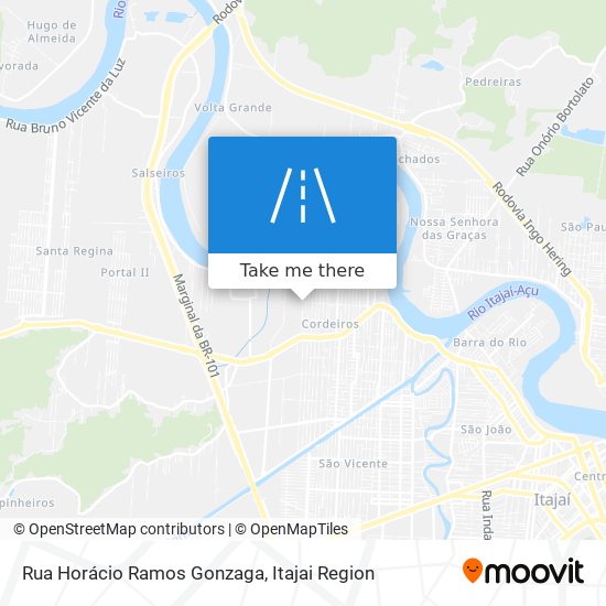 Mapa Rua Horácio Ramos Gonzaga