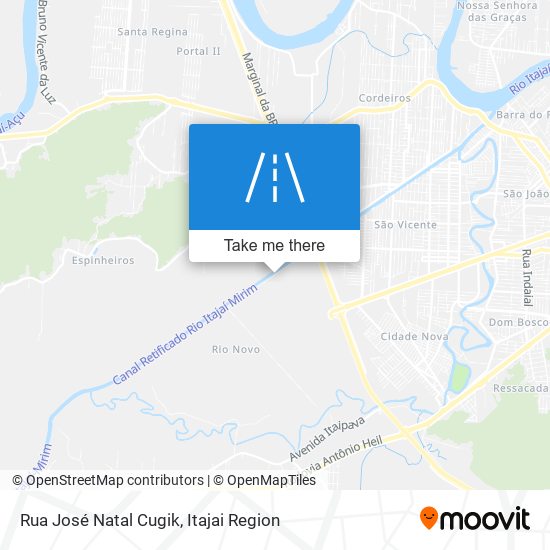 Rua José Natal Cugik map