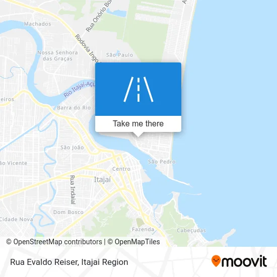 Rua Evaldo Reiser map