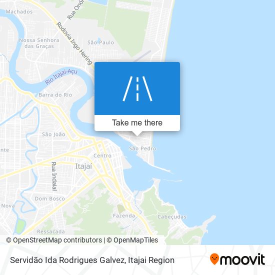 Servidão Ida Rodrigues Galvez map