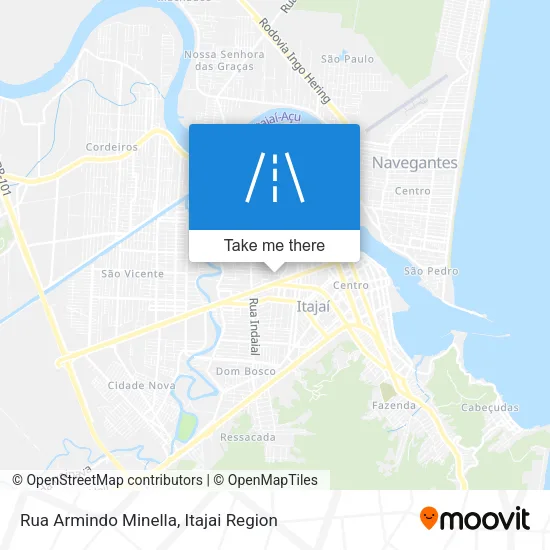 Rua Armindo Minella map