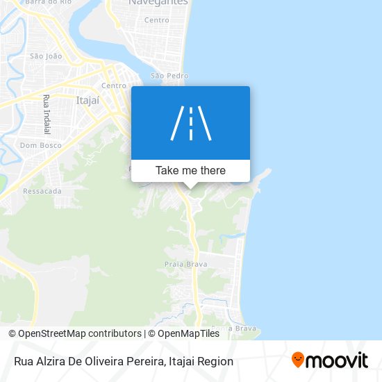 Mapa Rua Alzira De Oliveira Pereira