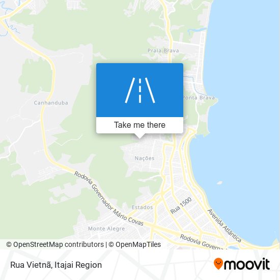 Rua Vietnã map