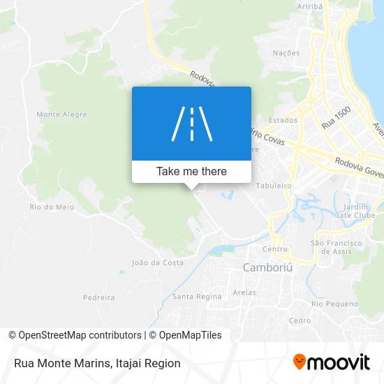 Rua Monte Marins map