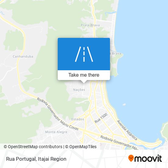 Rua Portugal map