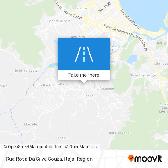Mapa Rua Rosa Da Silva Souza
