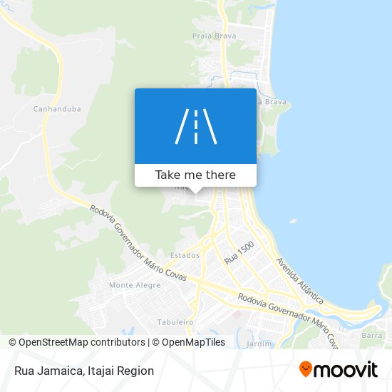 Rua Jamaica map