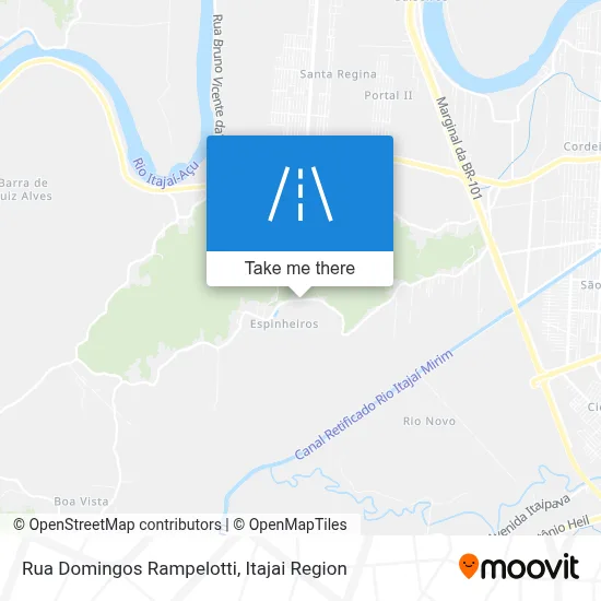 Rua Domingos Rampelotti map