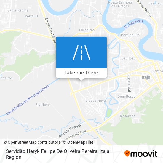 Servidão Heryk Fellipe De Oliveira Pereira map