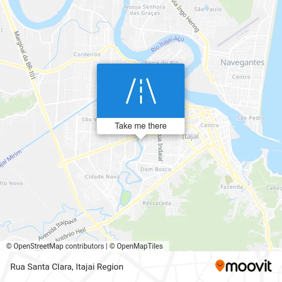 Rua Santa Clara map