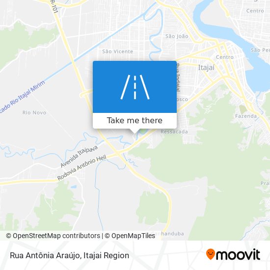 Mapa Rua Antônia Araújo