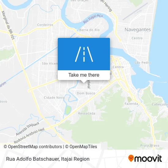 Rua Adolfo Batschauer map