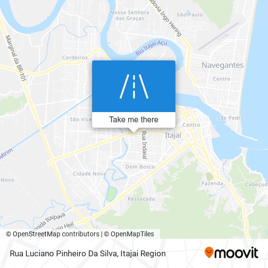 Mapa Rua Luciano Pinheiro Da Silva