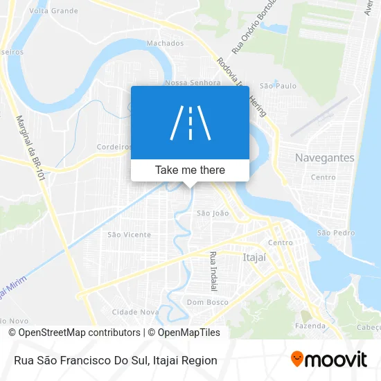 Rua São Francisco Do Sul map