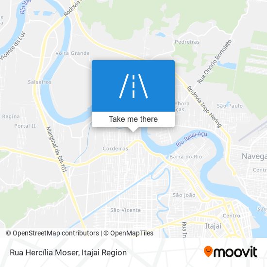 Mapa Rua Hercília Moser