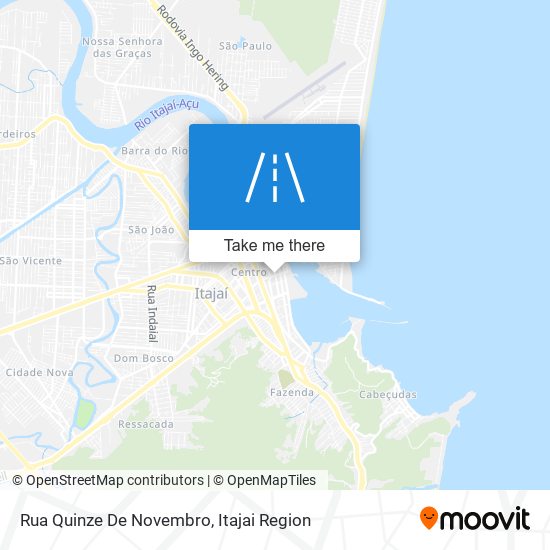 Mapa Rua Quinze De Novembro