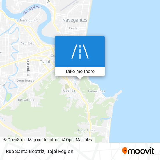 Rua Santa Beatriz map