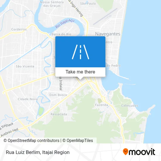 Rua Luiz Berlim map