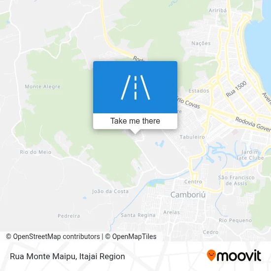 Rua Monte Maipu map