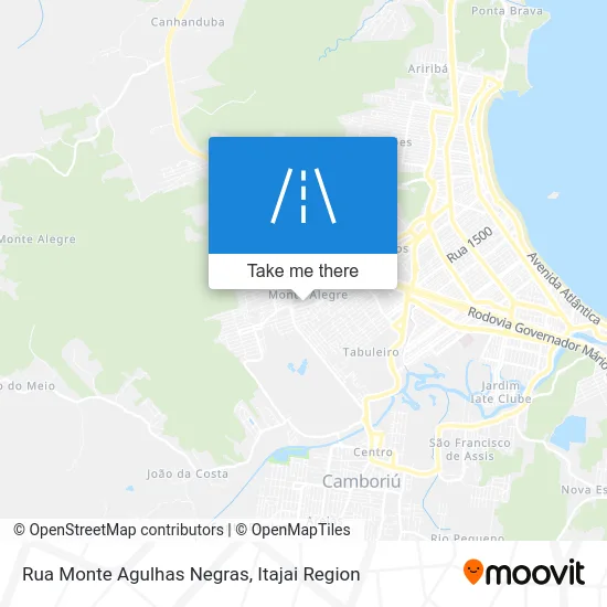 Rua Monte Agulhas Negras map
