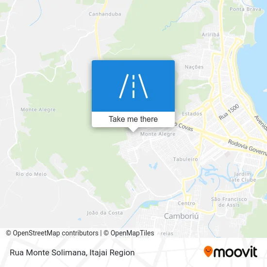 Rua Monte Solimana map
