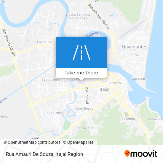 Mapa Rua Amauri De Souza