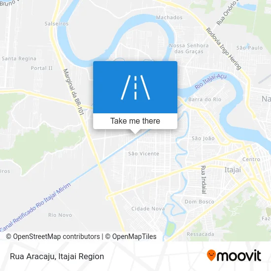 Rua Aracaju map