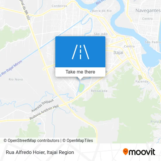 Rua Alfredo Hoier map