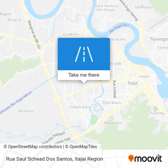 Rua Saul Schead Dos Santos map