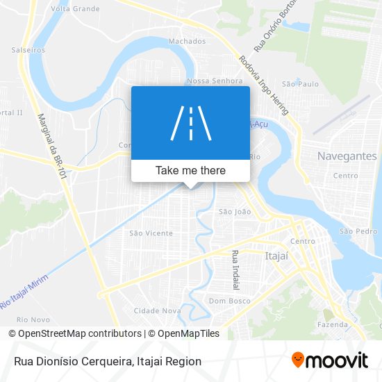 Rua Dionísio Cerqueira map