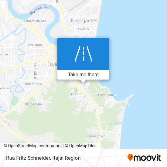 Rua Fritz Schneider map
