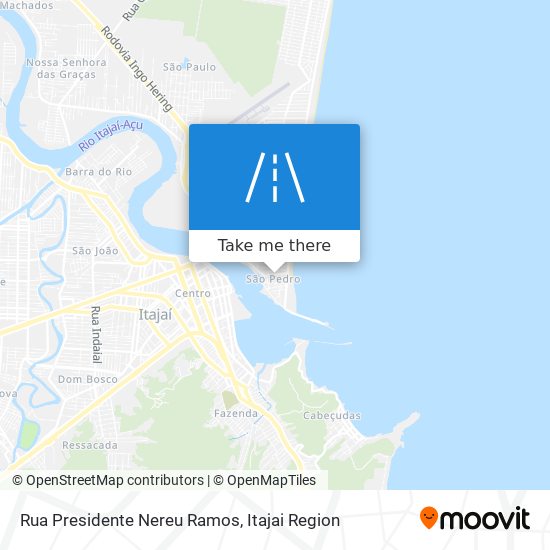 Mapa Rua Presidente Nereu Ramos