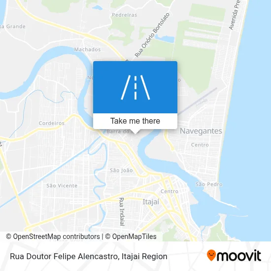 Rua Doutor Felipe Alencastro map