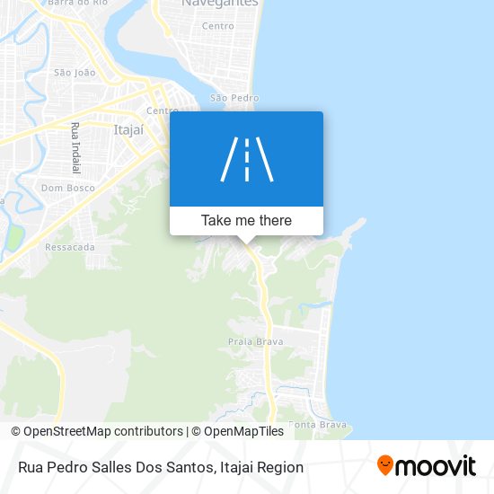 Mapa Rua Pedro Salles Dos Santos
