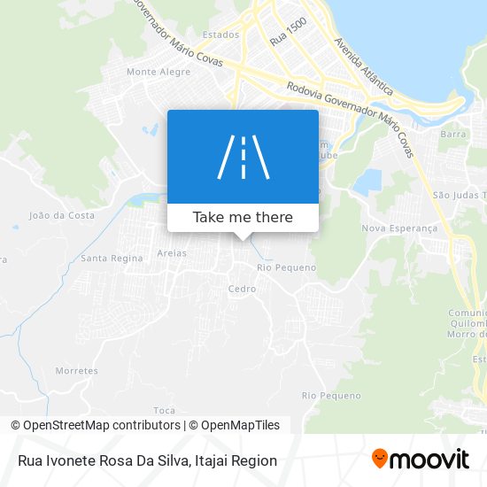 Mapa Rua Ivonete Rosa Da Silva