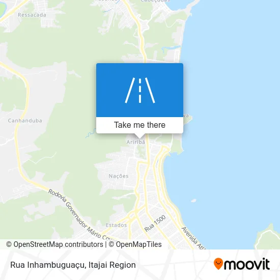 Rua Inhambuguaçu map