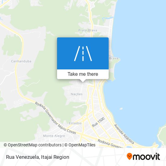 Rua Venezuela map