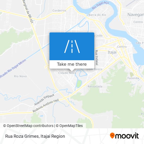 Rua Roza Grimes map