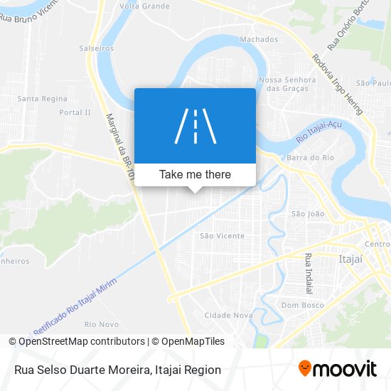 Mapa Rua Selso Duarte Moreira
