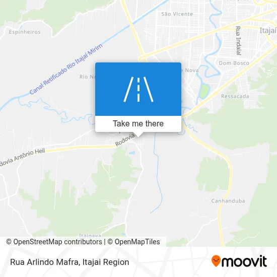 Rua Arlindo Mafra map