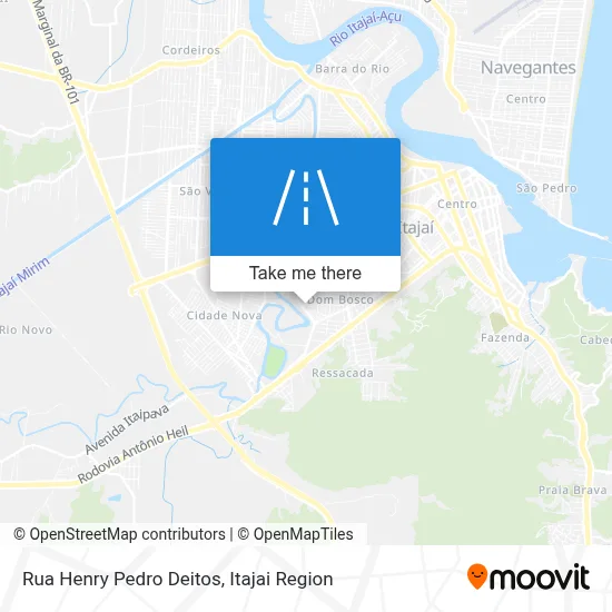 Rua Henry Pedro Deitos map