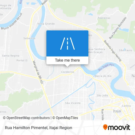 Rua Hamilton Pimentel map