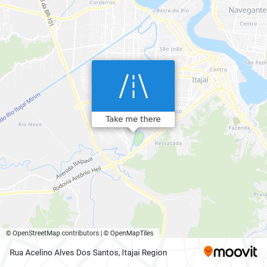 Rua Acelino Alves Dos Santos map