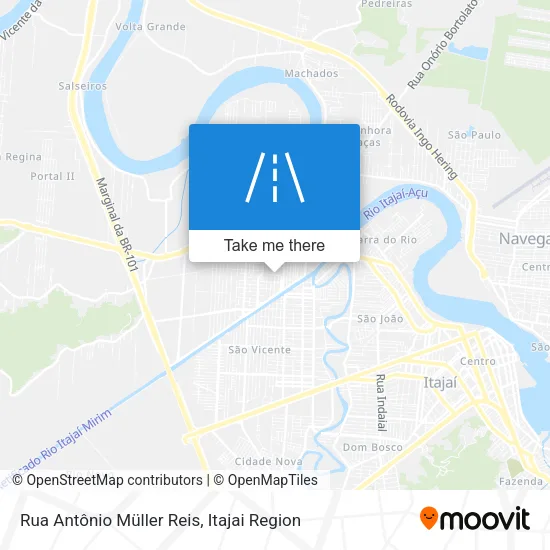 Rua Antônio Müller Reis map