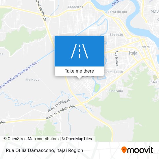 Rua Otília Damasceno map