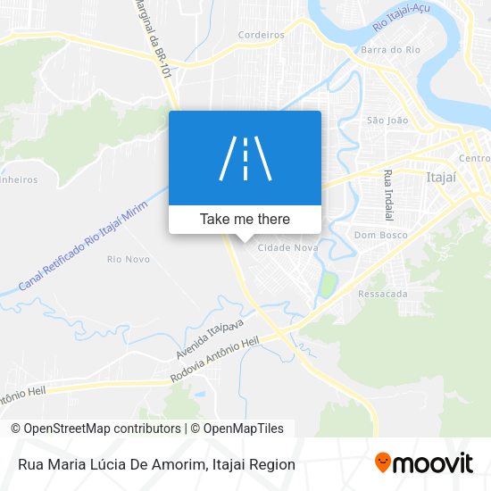 Rua Maria Lúcia De Amorim map
