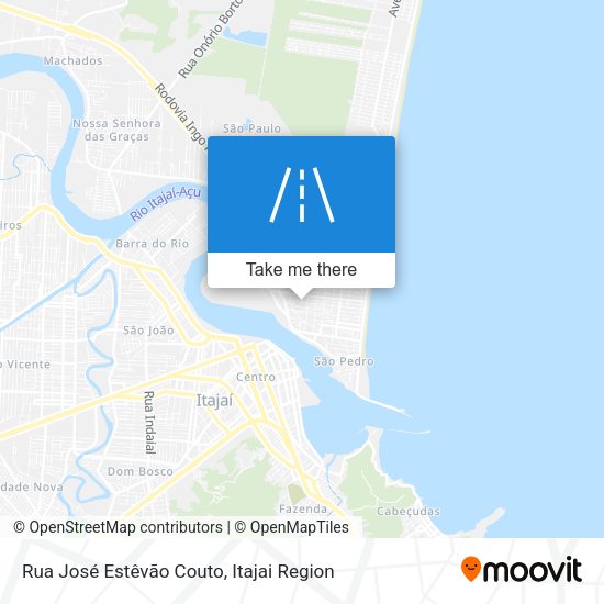 Rua José Estêvão Couto map